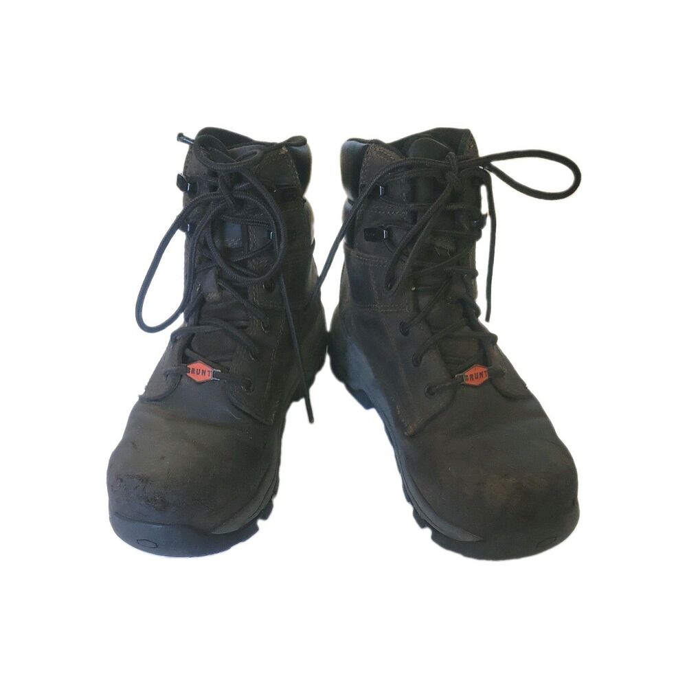 BRUNT Kasparian 6" Men 7.5 Work Boots Comp Toe ASTM F2413-18 Women 9 Waterproof